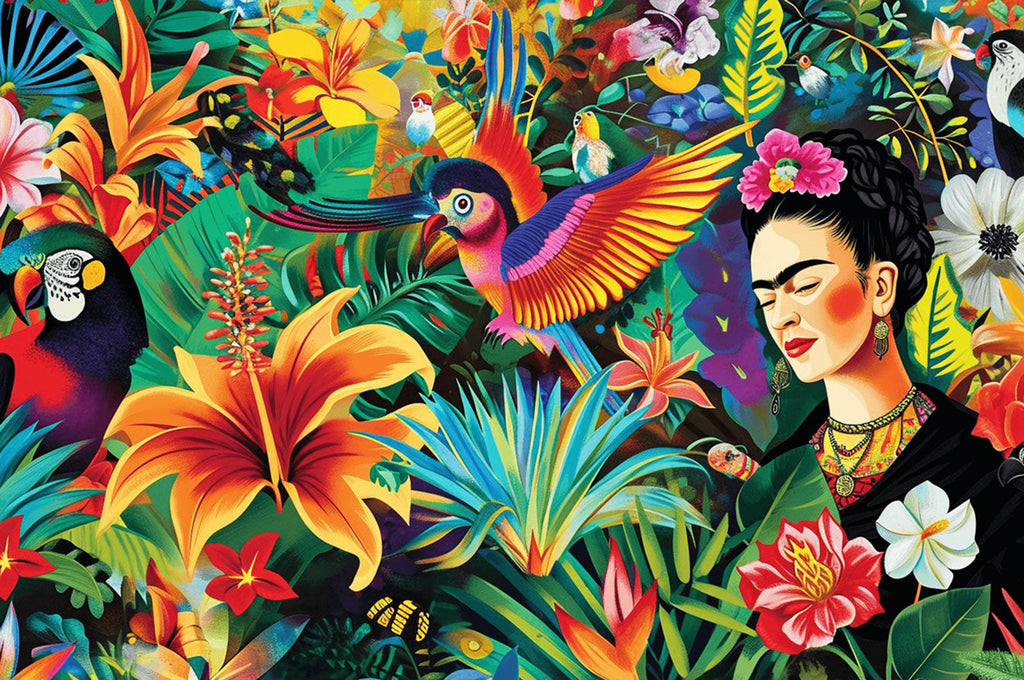 A Cluster of Flowers 500 / 1000 Piece Puzzle