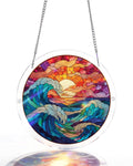 Chasing the Sun Sea Light Suncatcher-Acrylic Window Art