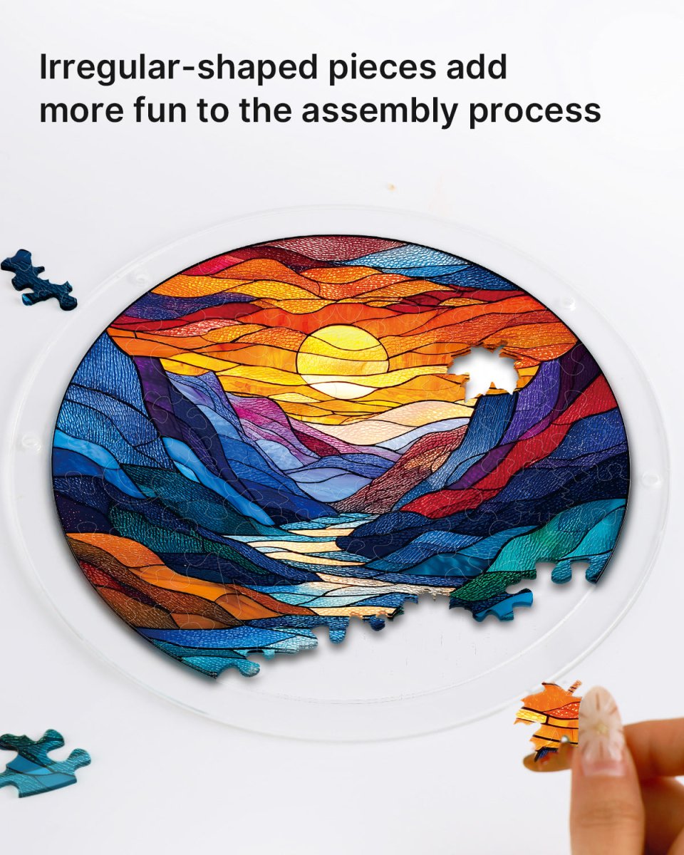 Moonlit Riverscape Light Suncatcher-Acrylic Window Art