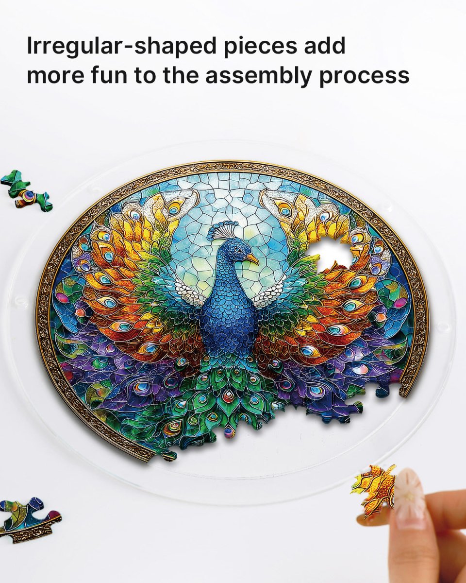 Peacock of Radiance Light Suncatcher-Acrylic Window Art