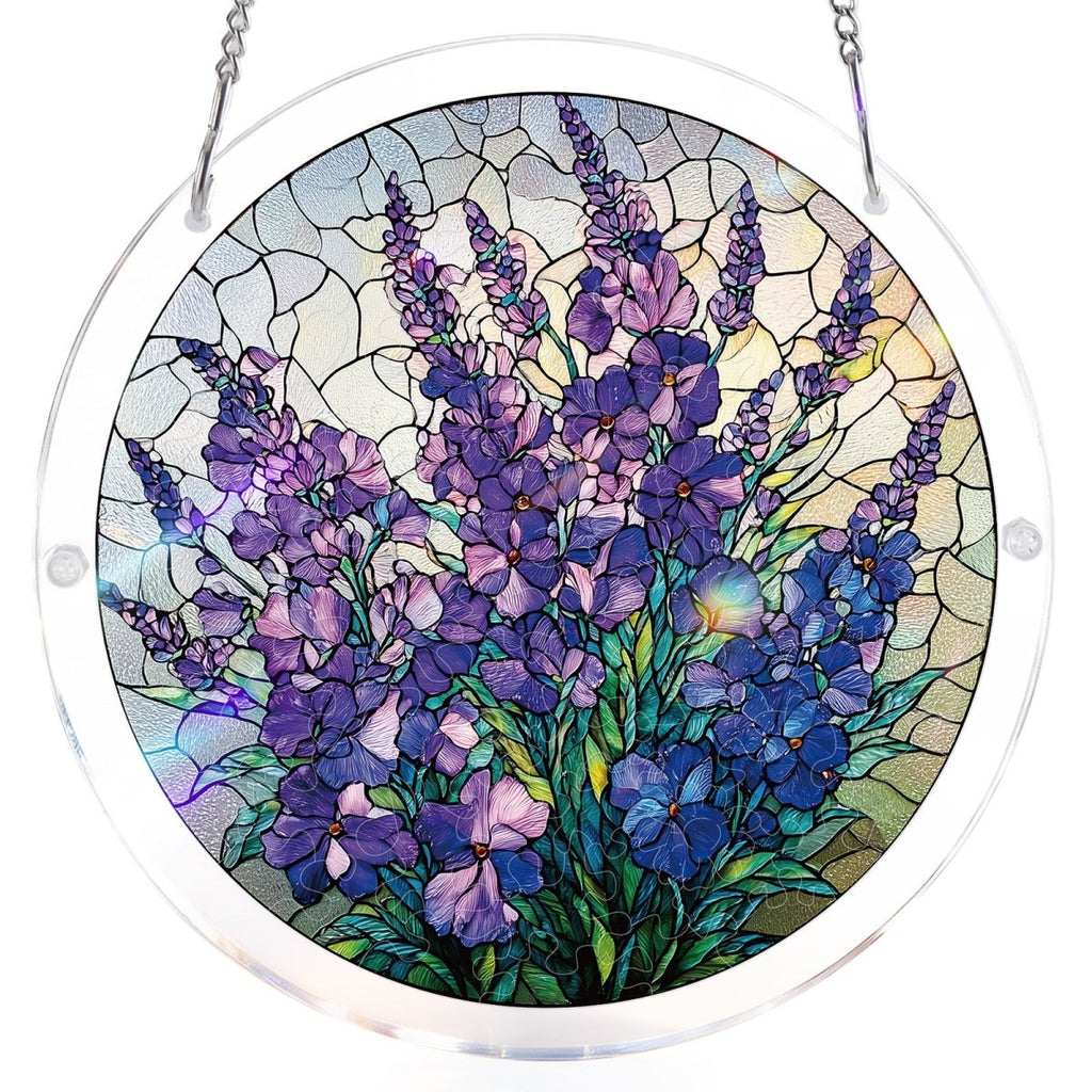 Violet Garden Grace Light Suncatcher-Acrylic Window Art