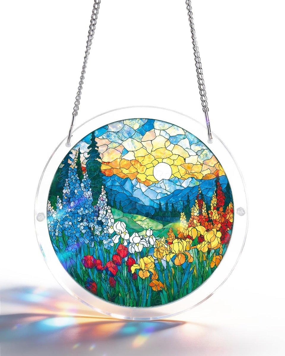 Dawn Blossom Sea Light Suncatcher-Acrylic Window Art