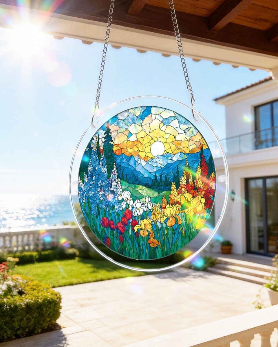Dawn Blossom Sea Light Suncatcher-Acrylic Window Art