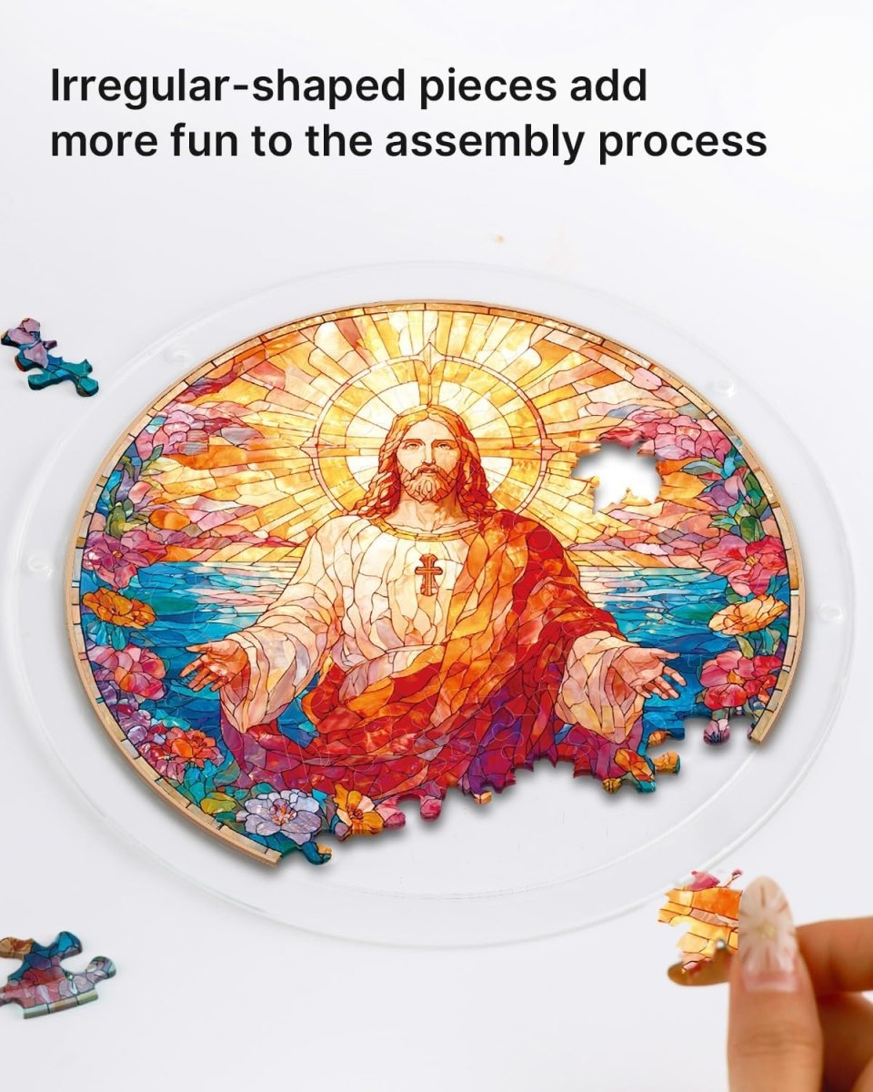 Holy Light of Jesus Light Suncatcher-Acrylic Window Art