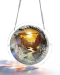 Sunset Canyon Light Suncatcher-Acrylic Window Art