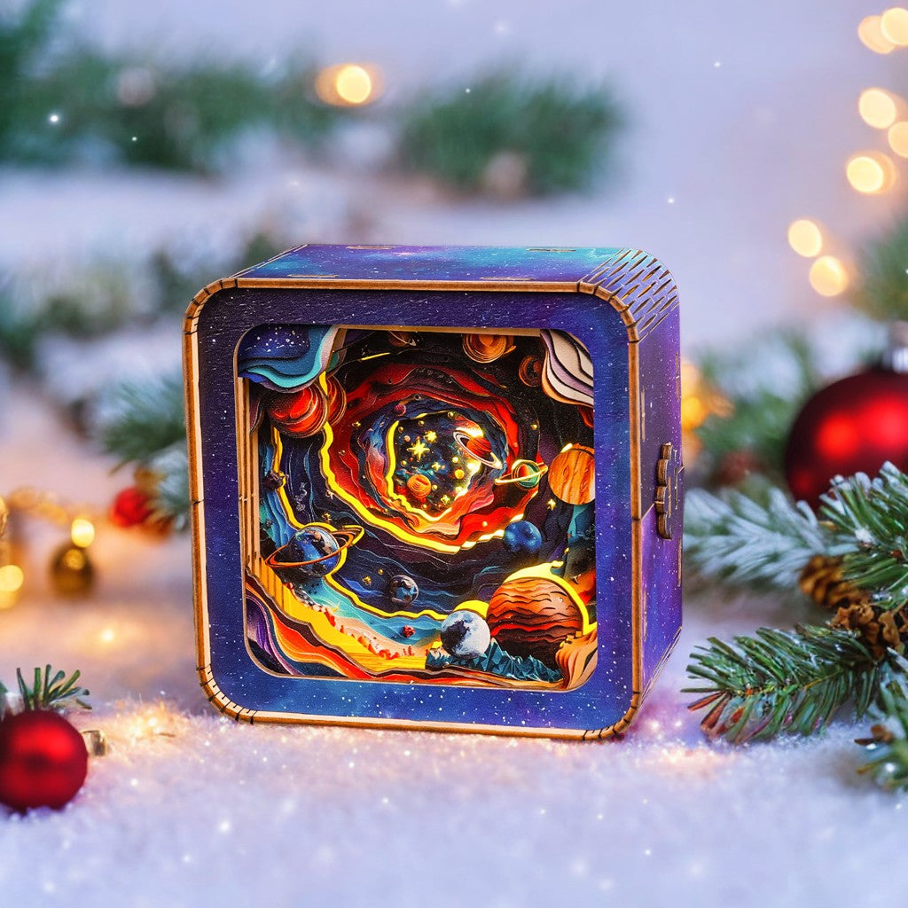 Cosmic Odyssey Kit - 3D Wooden Puzzle Night Light