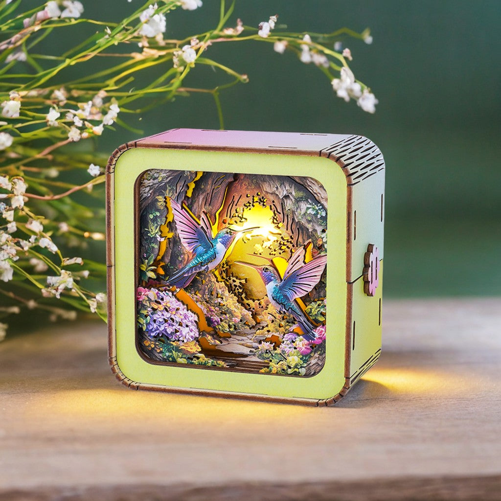 Flower Fairy Kit - 3D Wooden Puzzle Night Light