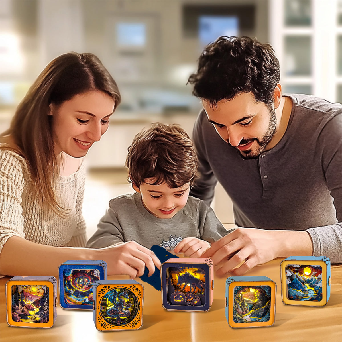 Cosmic Odyssey Kit - 3D Wooden Puzzle Night Light