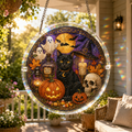 Halloween Acrylic Jigsaw Puzzle Suncatcher - 15