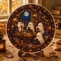 Halloween Acrylic Jigsaw Puzzle Suncatcher - 36
