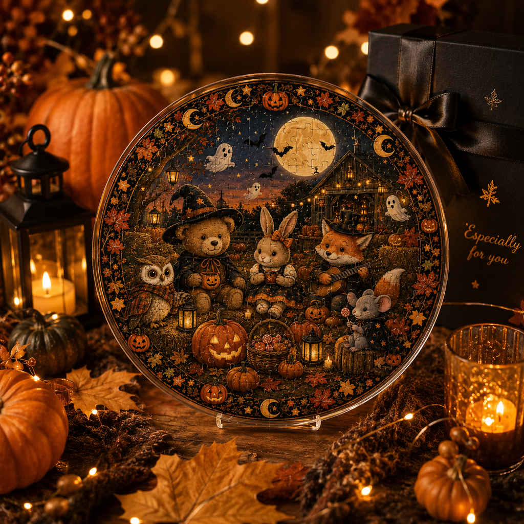 Halloween Acrylic Jigsaw Puzzle Suncatcher - 13