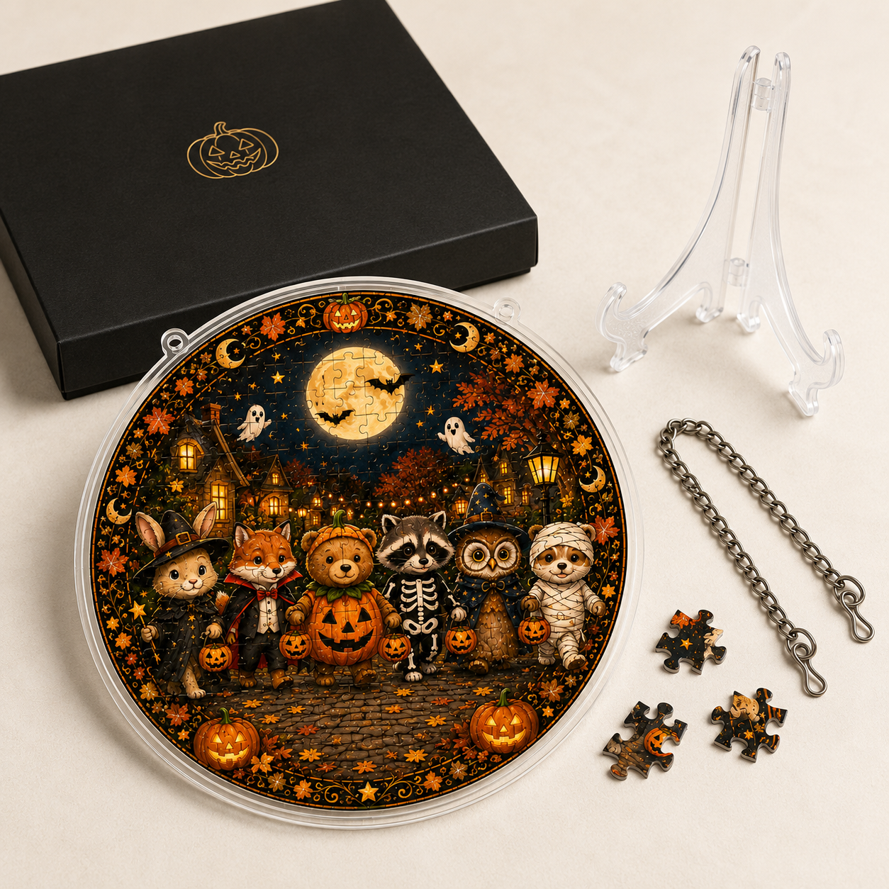 Halloween Acrylic Jigsaw Puzzle Suncatcher - 21