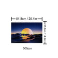 Sunset Desert 500 / 1000 Piece Puzzle