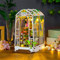 Garden House - DIY Book Nook Kit,3D Wooden Puzzle