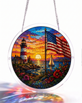 250th-Acrylic Jigsaw Puzzle Suncatcher - Beacon of Freedom