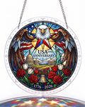 250th-Acrylic Jigsaw Puzzle Suncatcher - America’s Heart