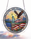 250th-Acrylic Jigsaw Puzzle Suncatcher - 250th Freedom