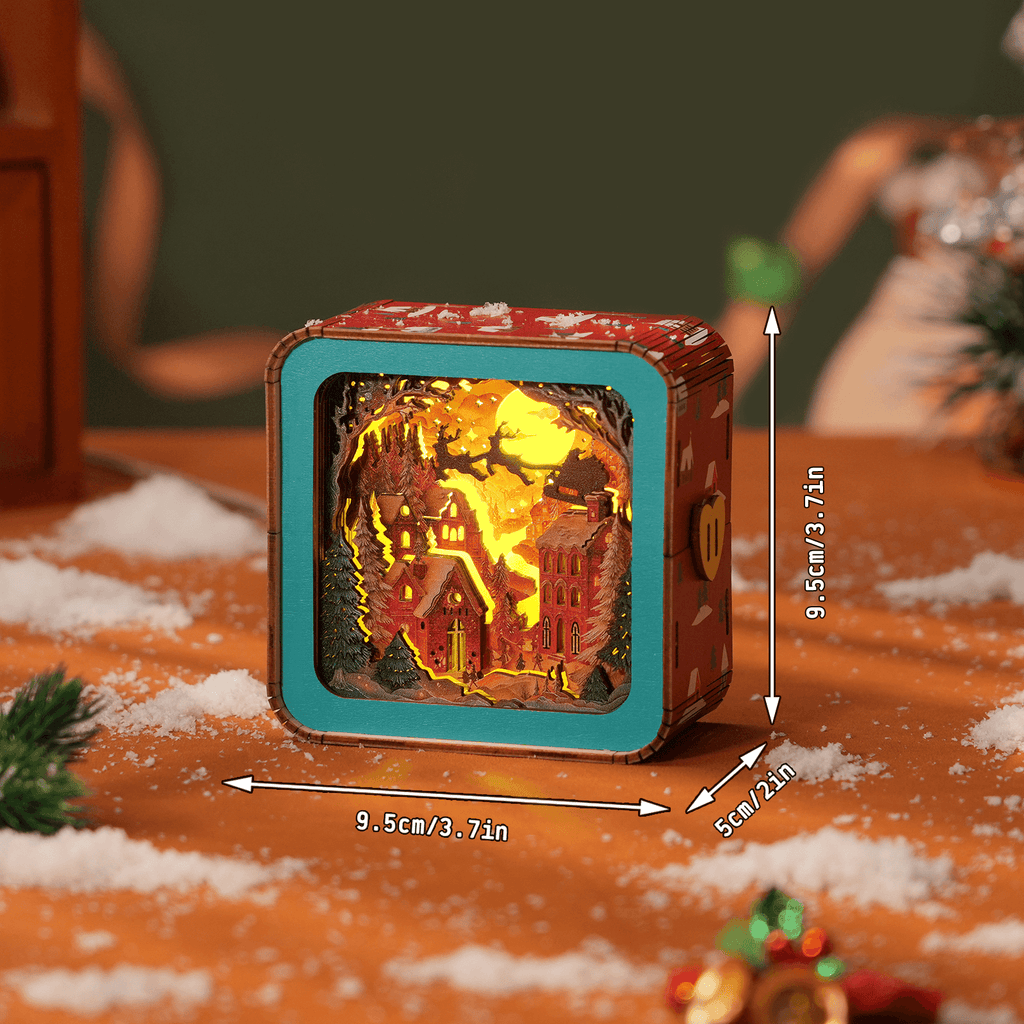 Wonderful Christmas Eve Kit- 3D Wooden Puzzle Night Light